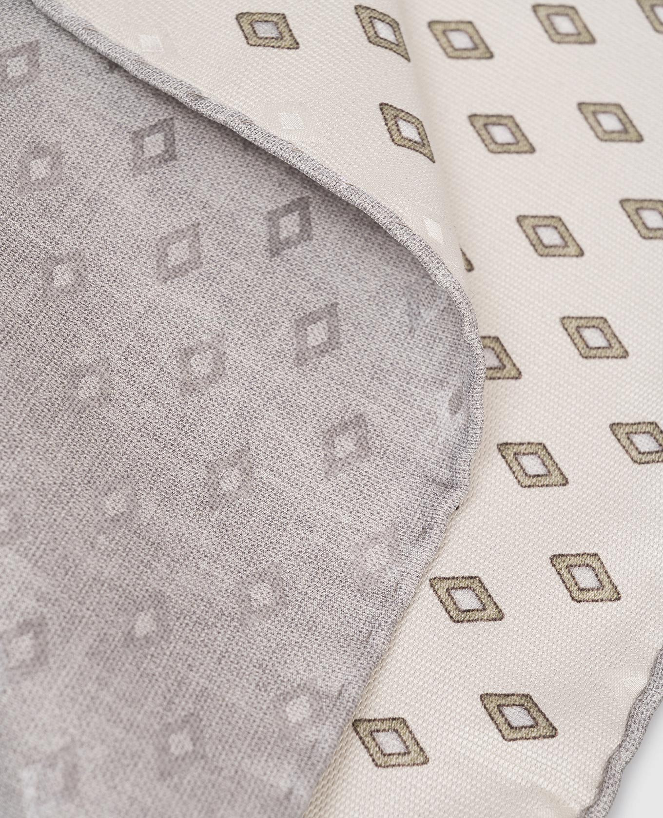 Double-sided silk pachet scarf Brunello Cucinelli 3