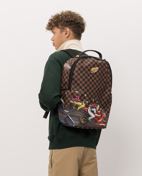 Sprayground Children's brown backpack 305 ESCAPE ROUTE 910B8843NSZ