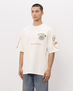 AMIRI Vista ivory T-shirt AMTOJR1174