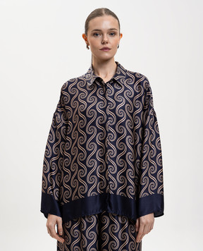 Faithfull Blue Cora blouse FF4614JSI
