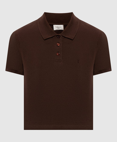 Polo marrone Cassandre
