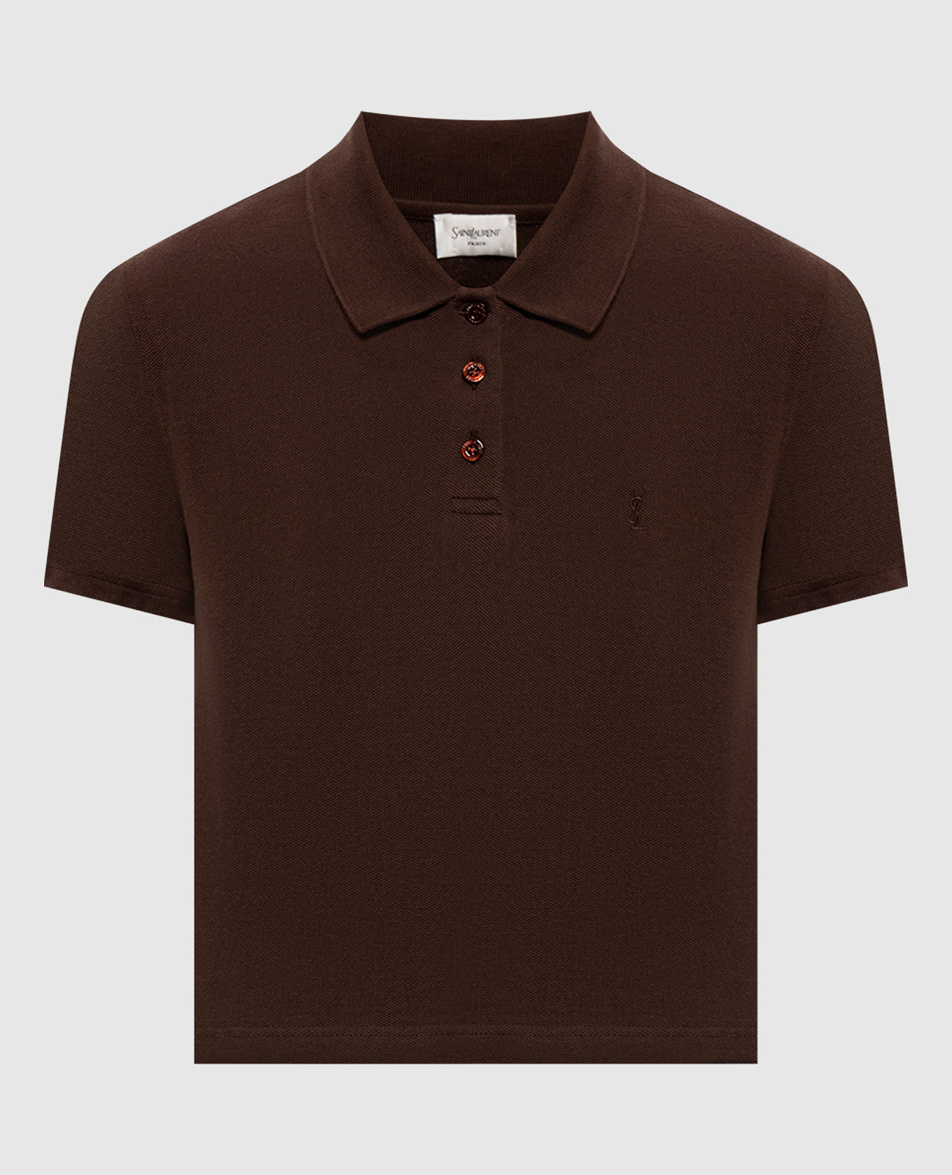 Brown Cassandre polo shirt