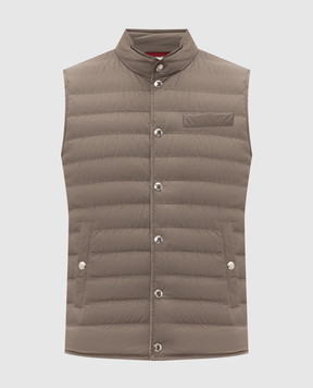 Brunello Cucinelli Gray down vest MV4081711
