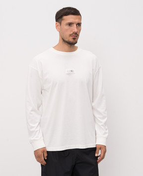 Maison Margiela MM6 White long sleeve with patch SH0NH0028M20258