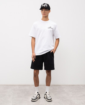 AMIRI Black shorts with logo AMJYSH1018