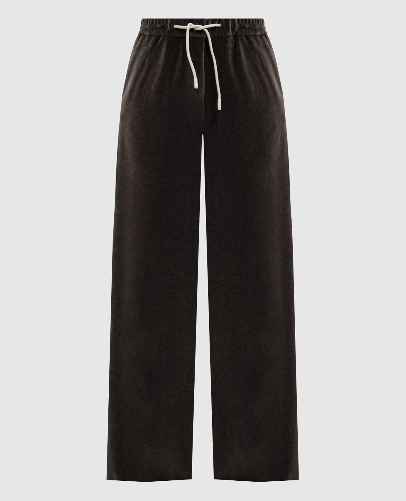Green velvet pants