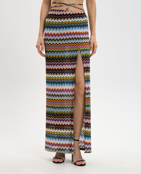 Missoni Patterned maxi beach skirt MC26SH02BR014F