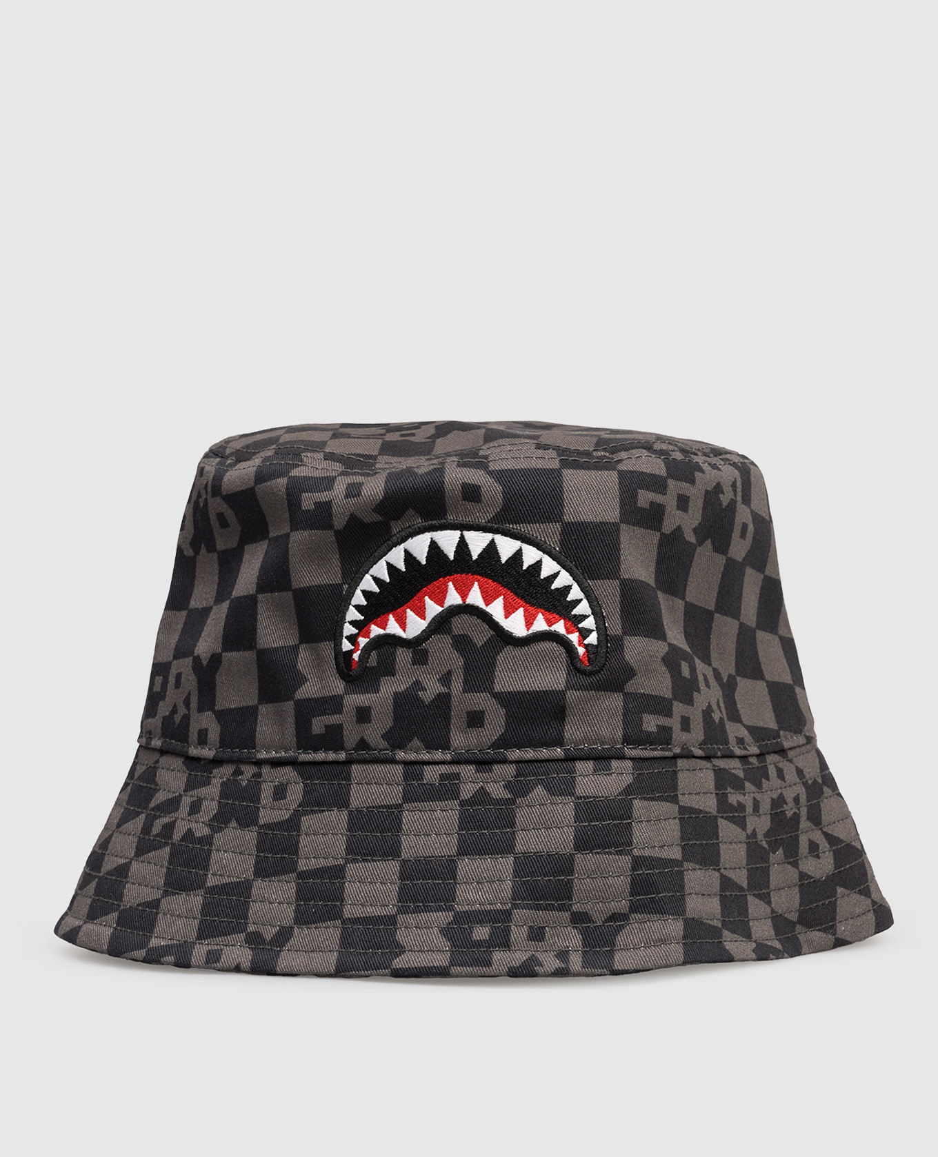 

Children's gray checked panama hat Sprayground, Grey