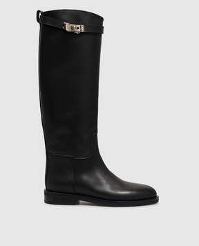 Babe Pay Pls Black leather boots 533152KO