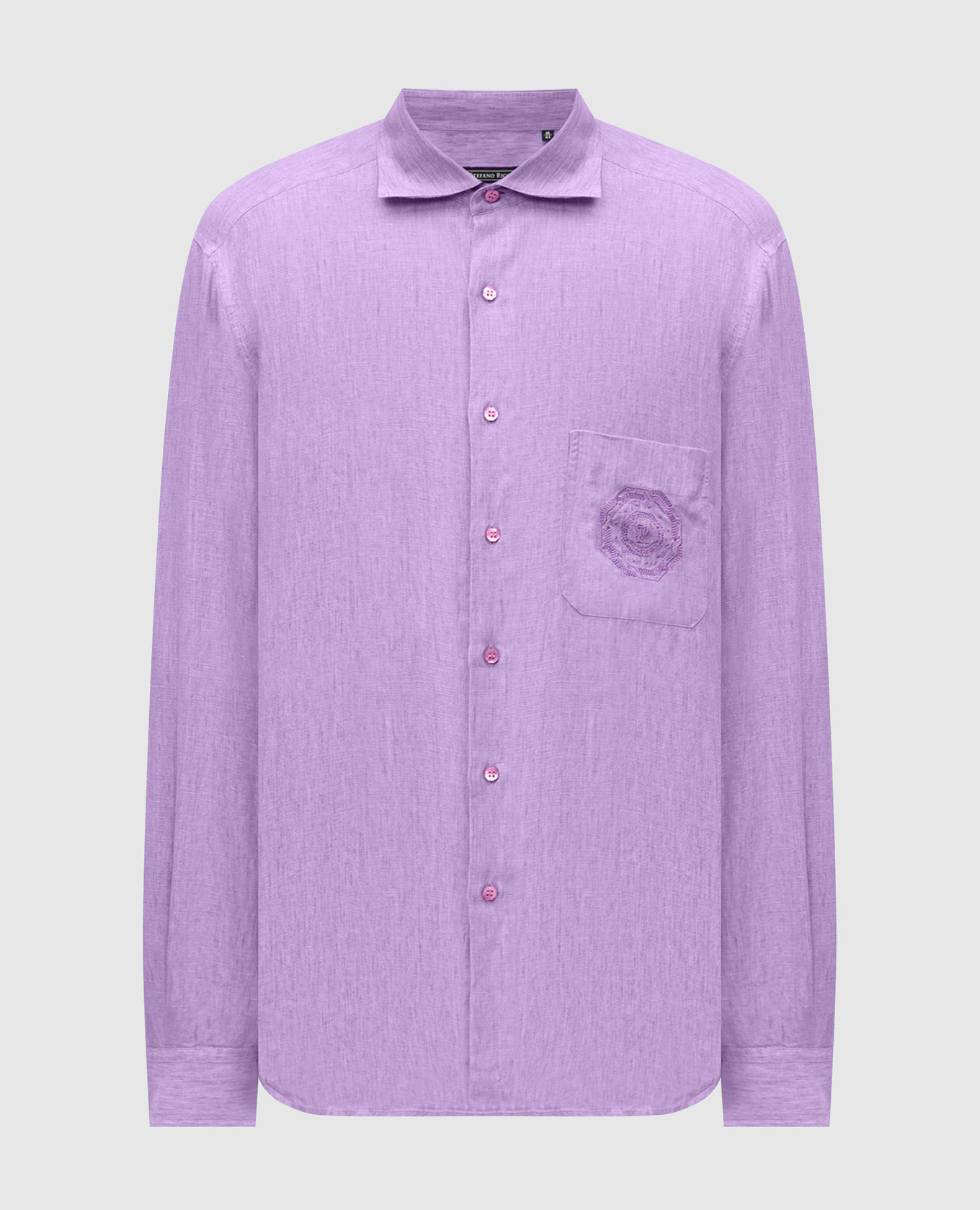 Purple linen shirt