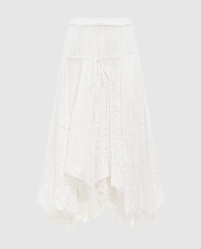 JW Anderson White lace pleated skirt SK0200PG1912