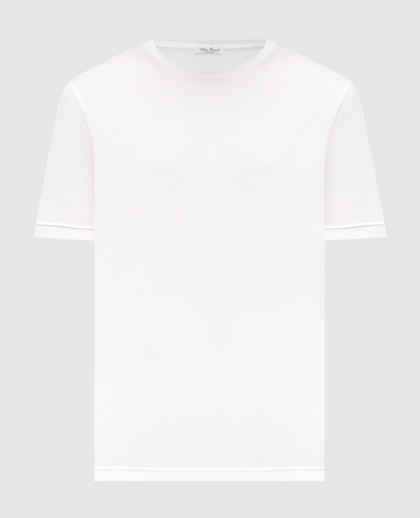 

ENNO white t-shirt with silk Stefan Brandt
