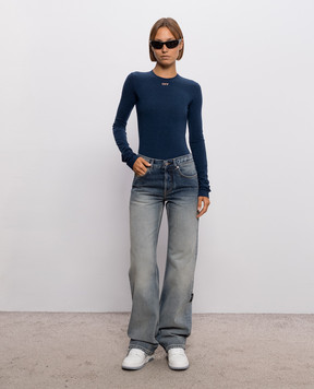 Off-White Blue longsleeve 2FB00408T