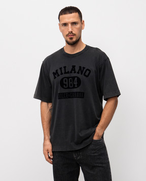 Dolce&Gabbana Grey T-shirt with logo G8RI4TG7PK9