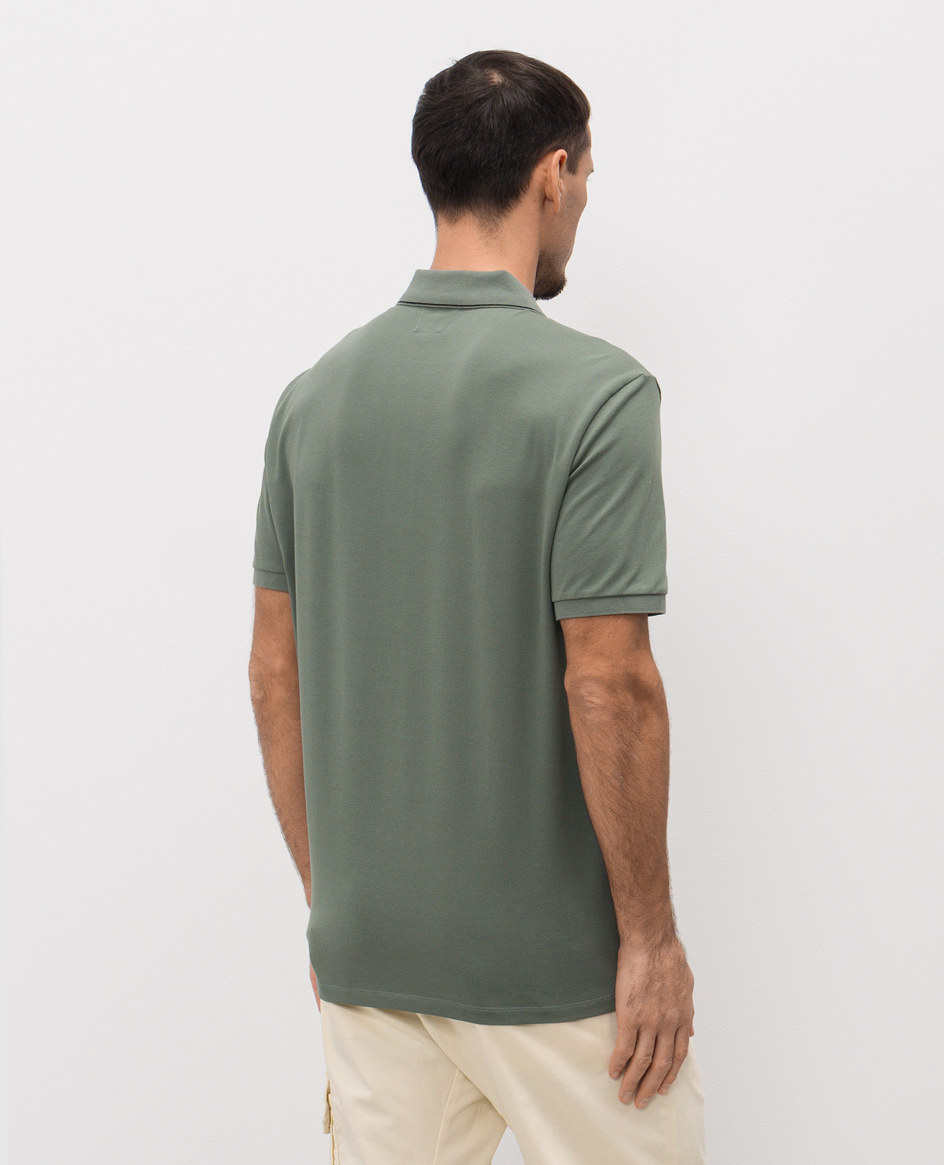 

Green polo with logo C.P. Company
