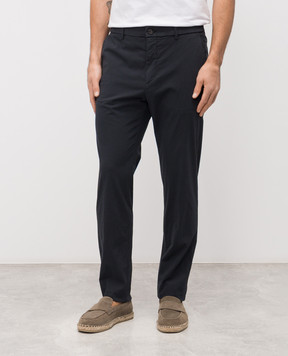 Peserico Blue pants with logo R54725T2300800