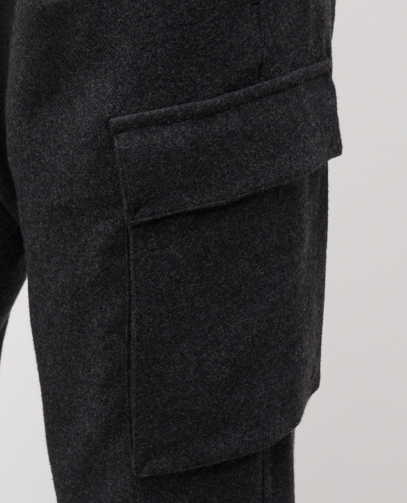 

Gray cargo with wool Herno, Grey