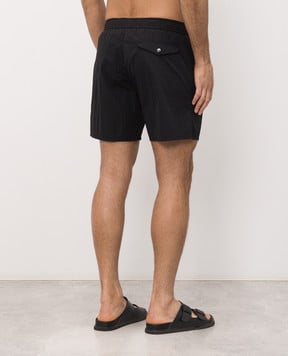 Iceberg Black swim shorts with logo embroidery ICE26MBM07