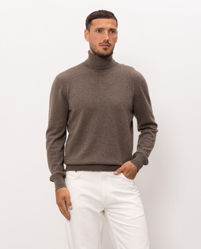 Agnona Brown cashmere sweater K202U284K1213