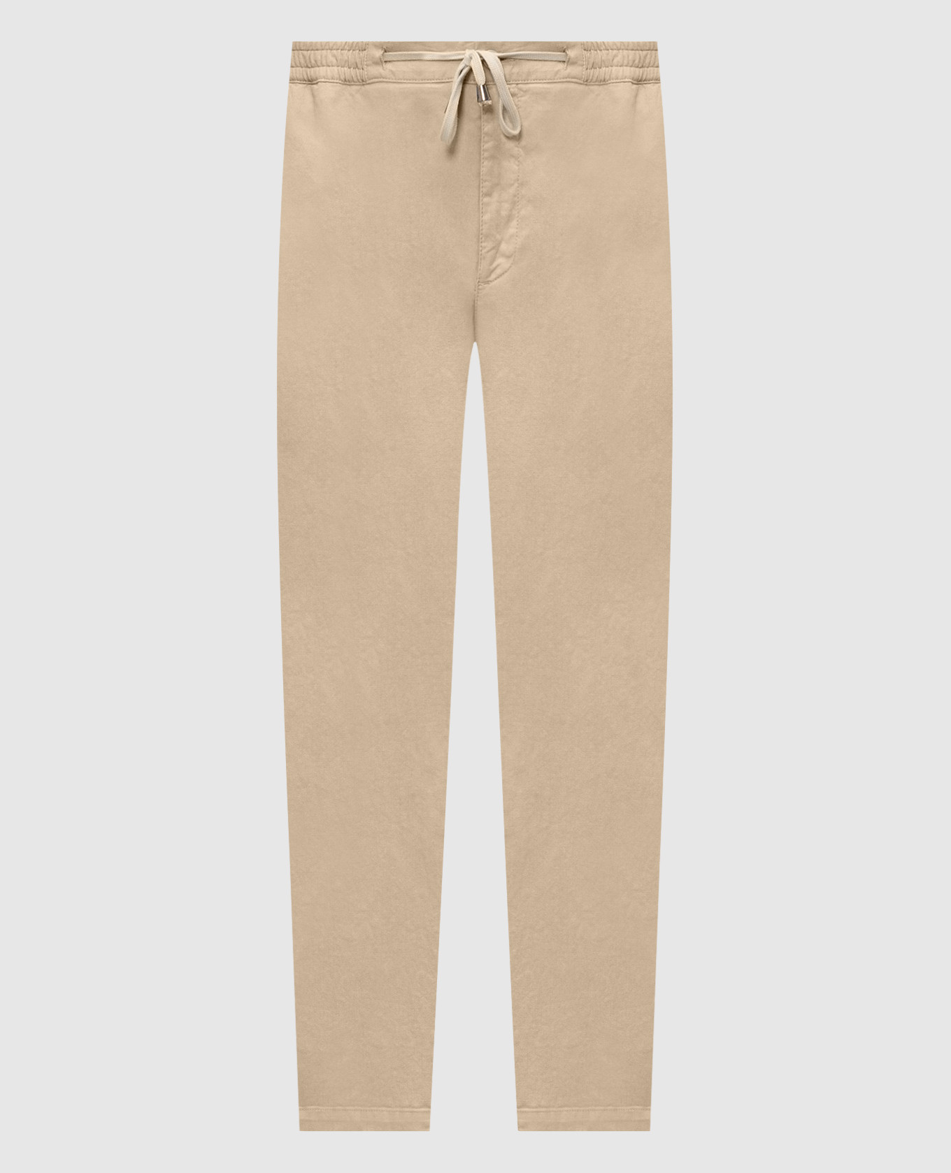 Beige linen pants