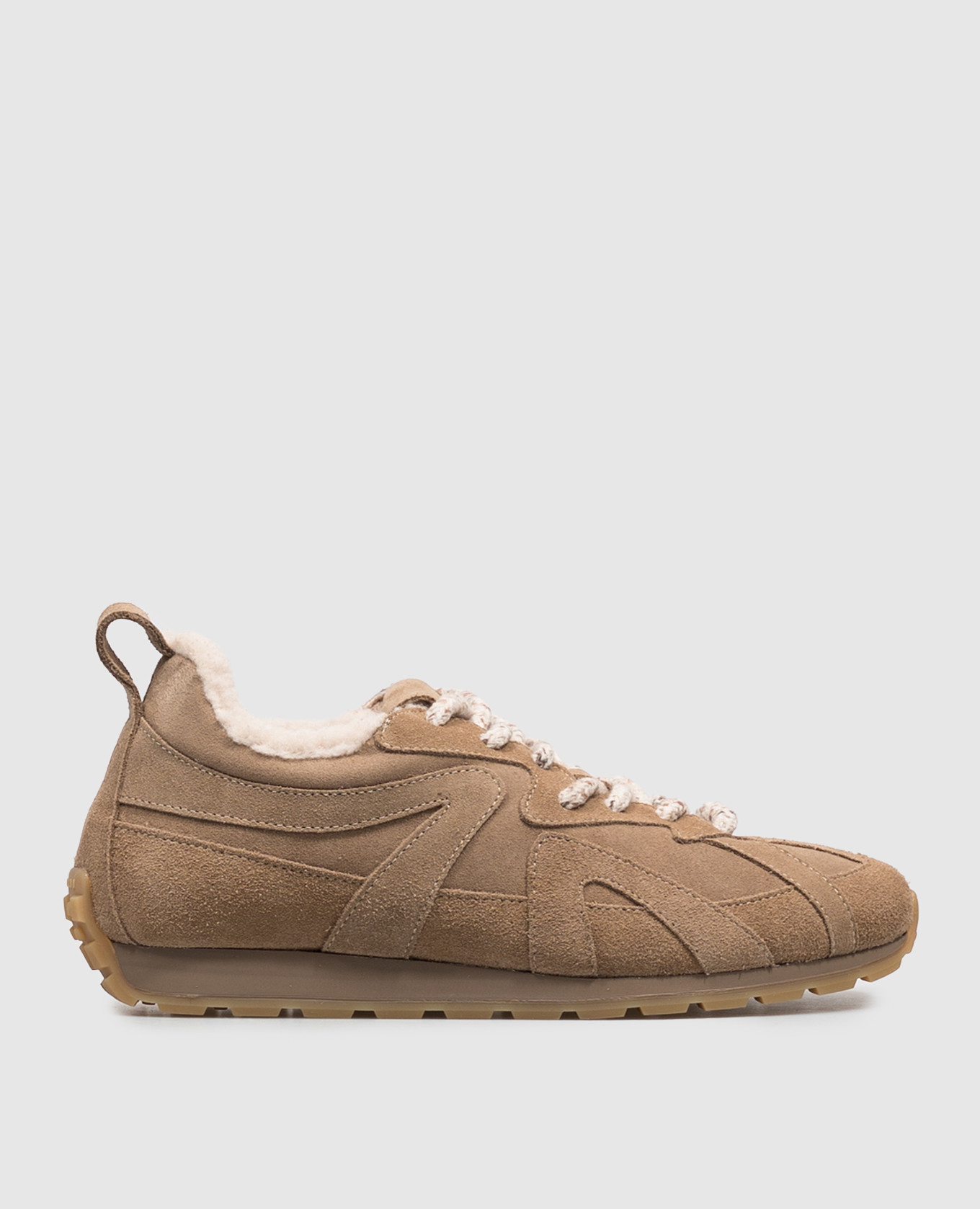 Maribella brown suede sneakers
