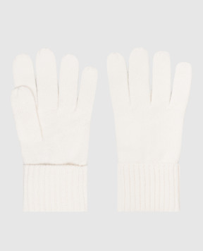 Herno Ivory cashmere gloves GUA00004D71047
