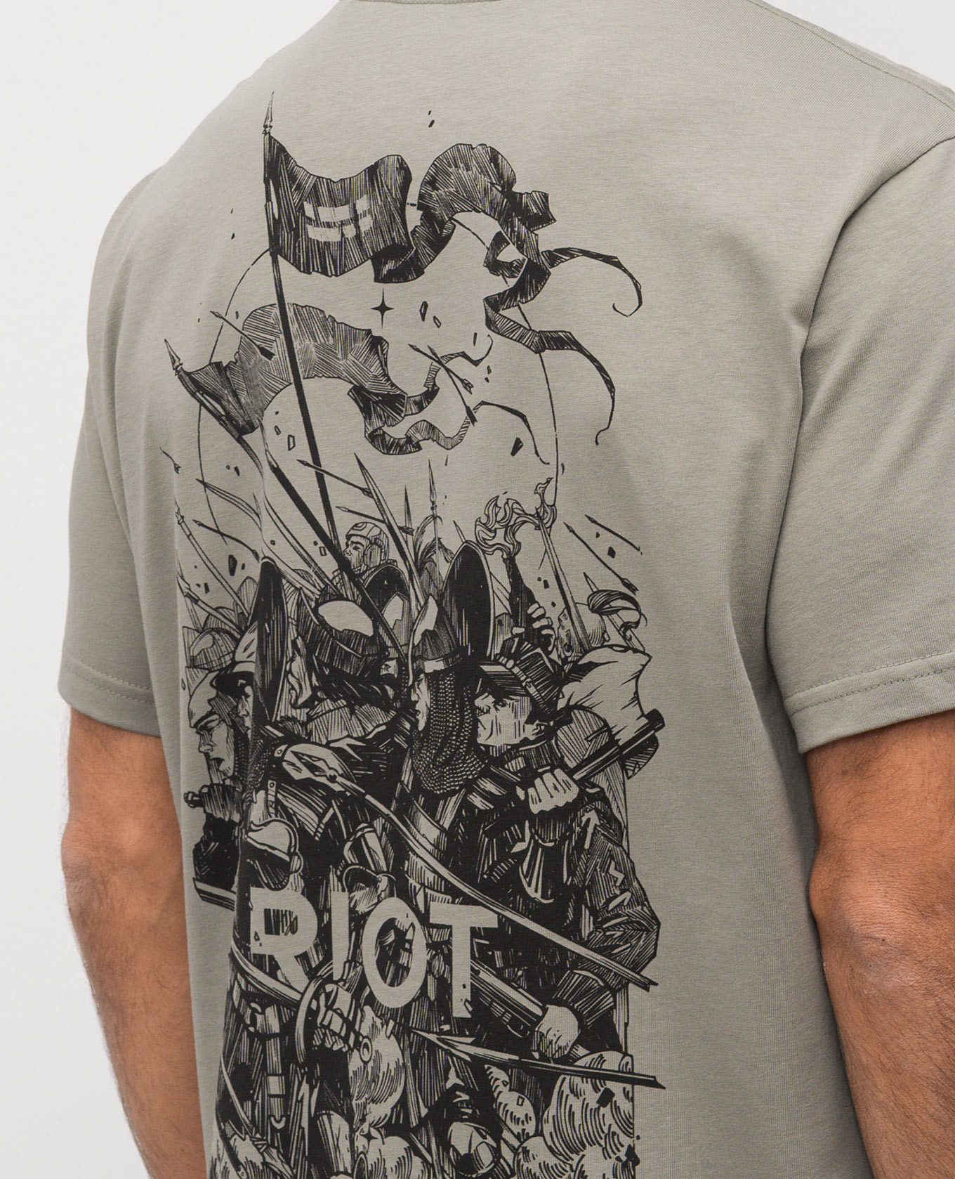 

RD-Torts khaki T-shirt Riotdivision