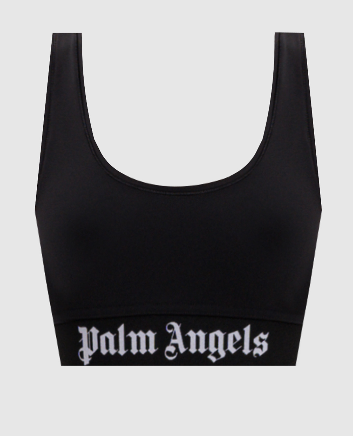Black top with logo pattern