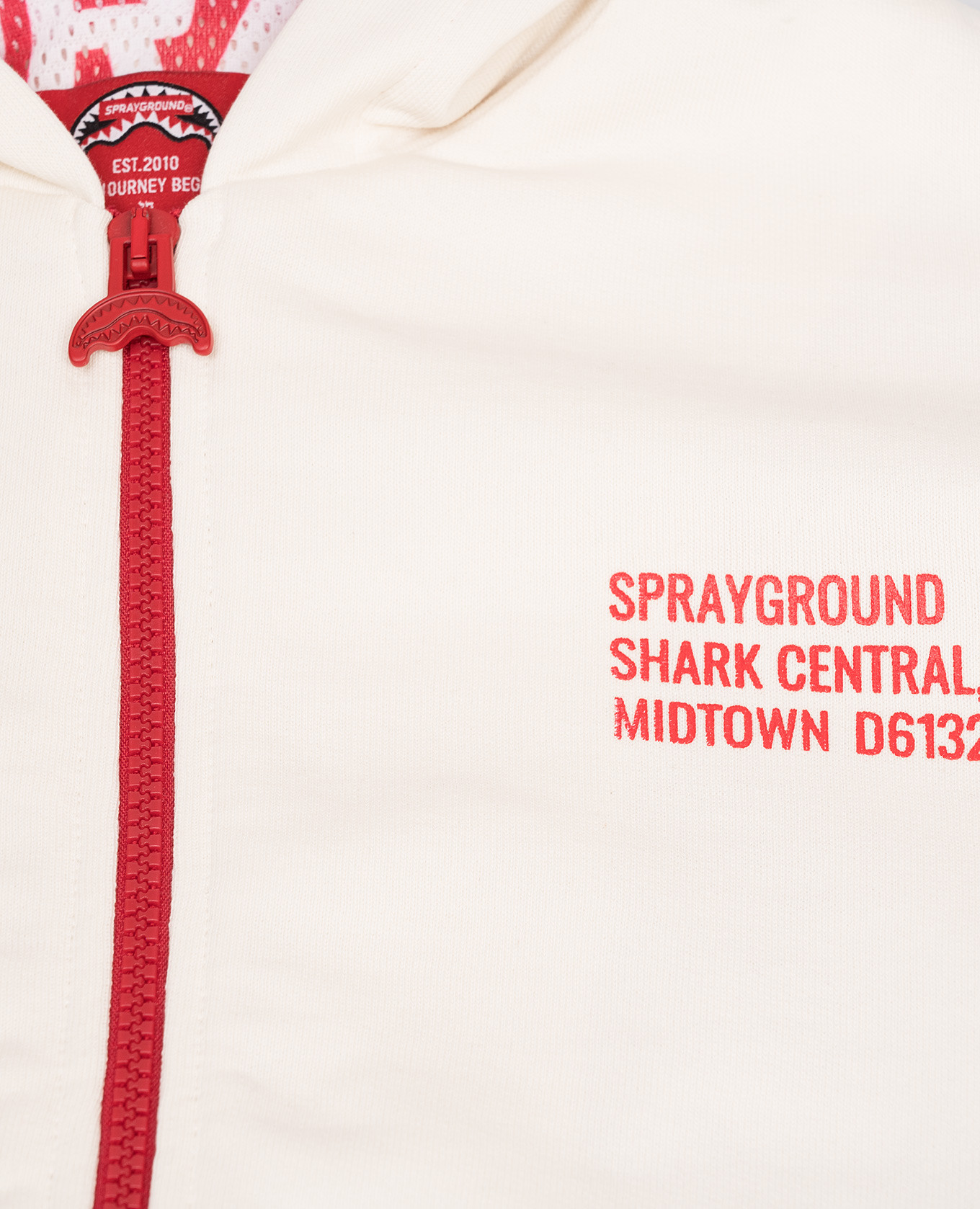 

Children's white Shark sports jacket Sprayground