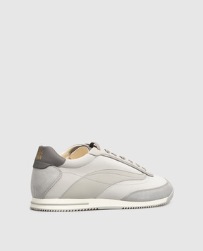 Brunello Cucinelli Gray combination sneakers MZUGNIA357