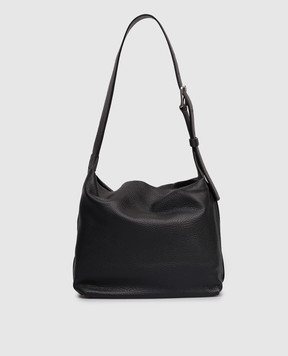 The Row Black leather bag N/S Park W1809L611