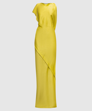 Kyra yellow maxi dress