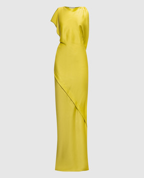 Victoria Beckham Kyra yellow maxi dress 1326WDR007465A