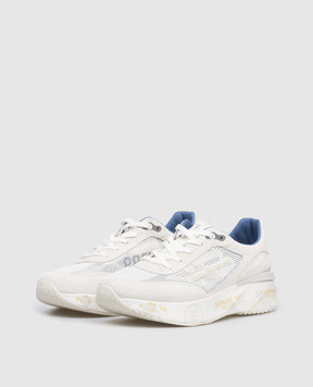 Premiata MOERUN combination sneakers in ivory color MOERUN