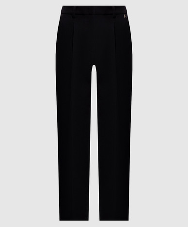 Zwarte broek met monogram