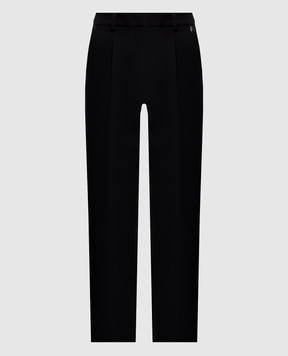 Twinset Black pants with monogram 262AP2345