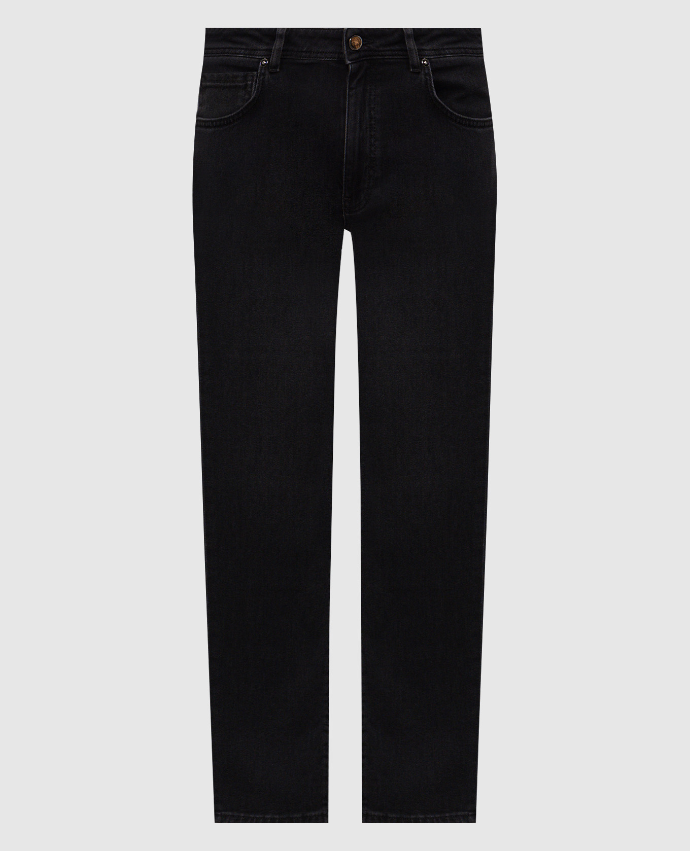 Dark grey jeans with logo patch Cashmere&Whiskey