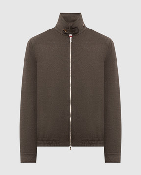 Brunello Cucinelli Khaki wool jacket MV4676379