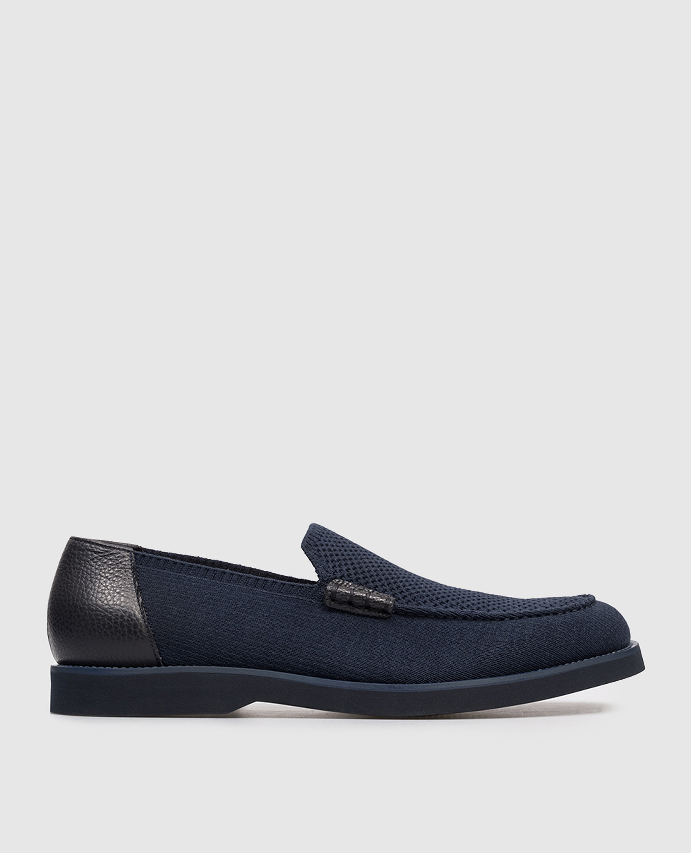 Blue Jago combination loafers