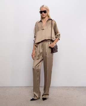 Tom Ford Beige silk pants PAW683FAX1720
