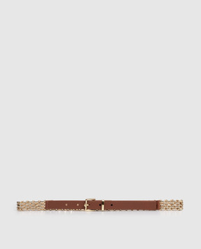 Max Mara Weekend Brown combination belt WKAPACCHE