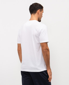 Stefano Ricci White T-shirt with logo embroidery MNH6105090803