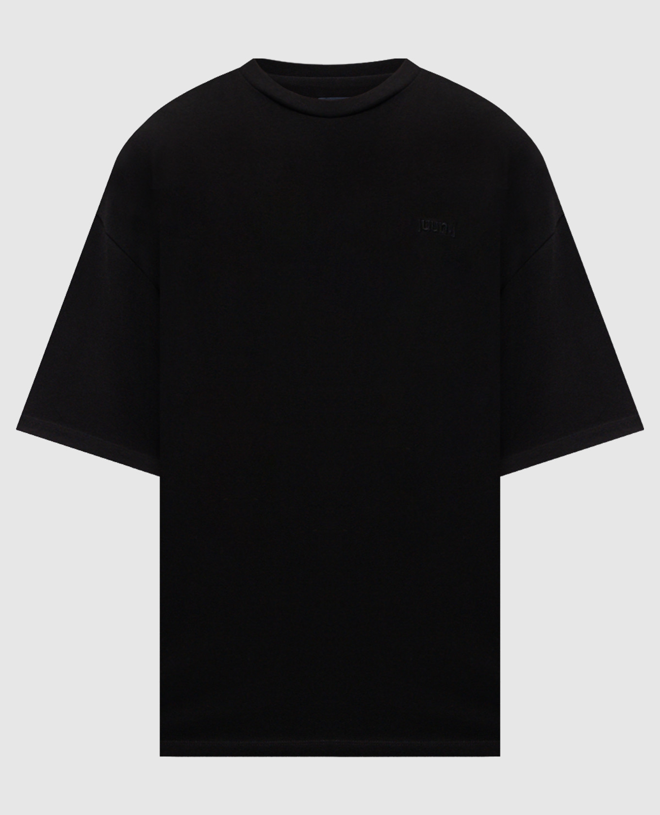 

Black Metamorphosis T-shirt with embroidery Juun.j