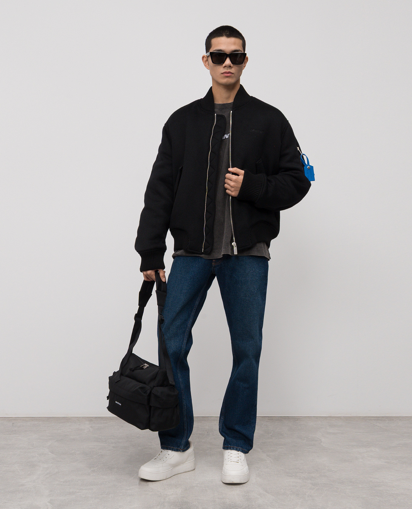 

Gray Baseball Arrow T-shirt Off-White, Grey