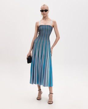 Simkhai Soleil blue midi dress 3261035K