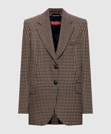 SALICE checked wool jacket