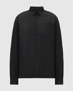 Cashmere&Whiskey Black linen shirt 0331900638