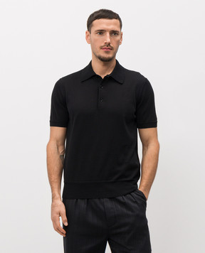 Tom Ford Black polo KPS035YMC040