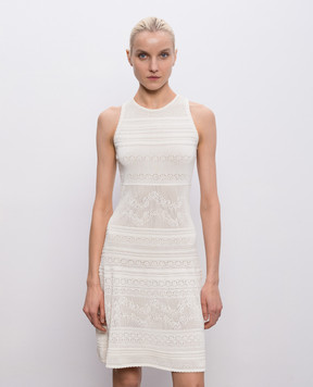 Twinset Ivory patterned dress 261TT3291