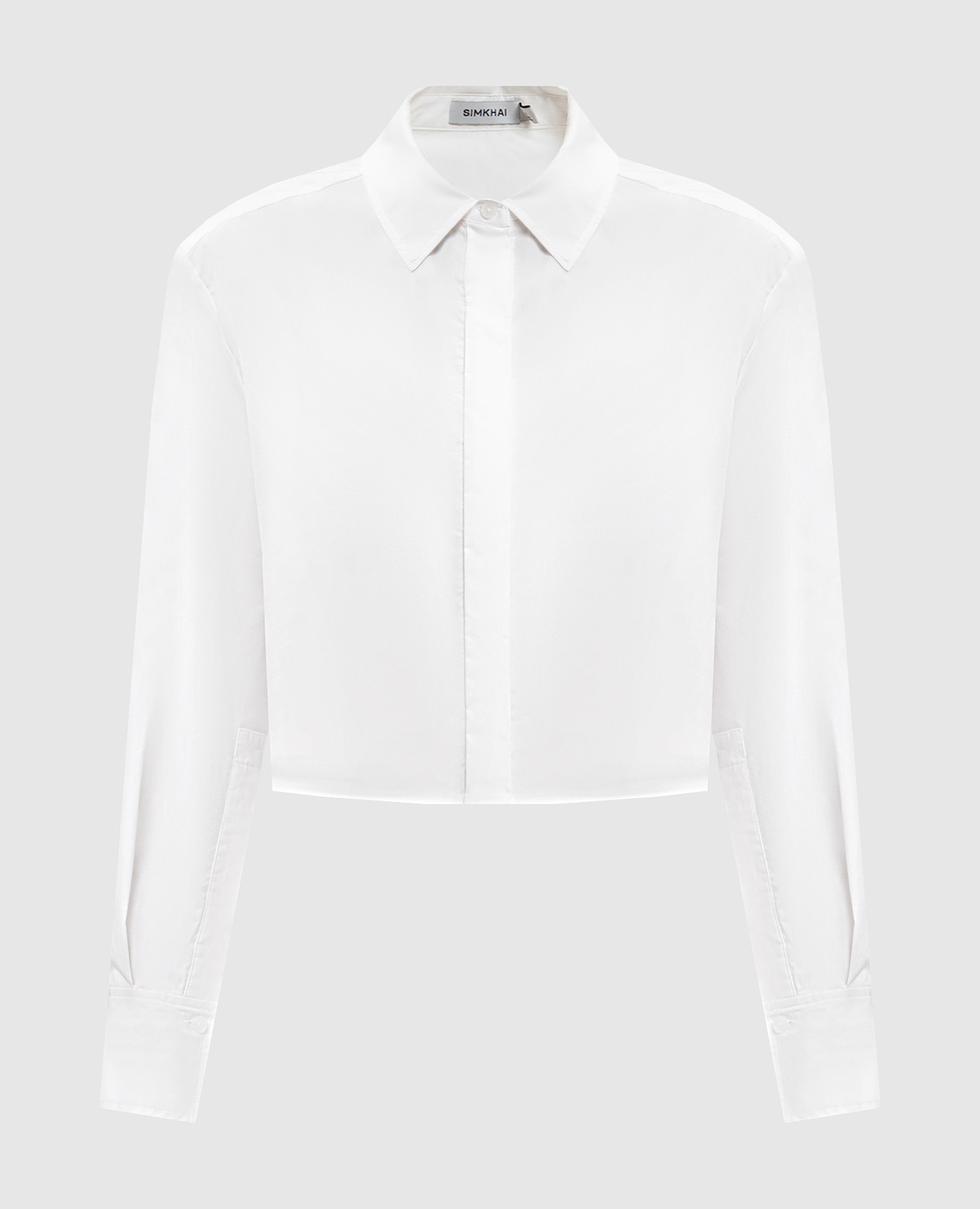 Renata wit cropped shirt